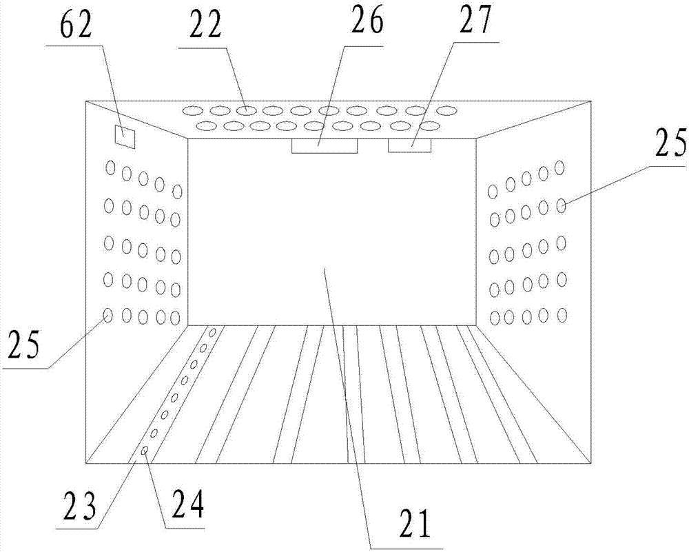 Stereoscopic garage ventilation extinguishing system