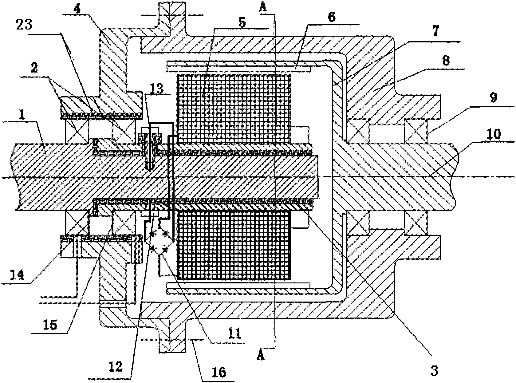 Direct-driven front and back wind wheel contra-rotating wind driven generator