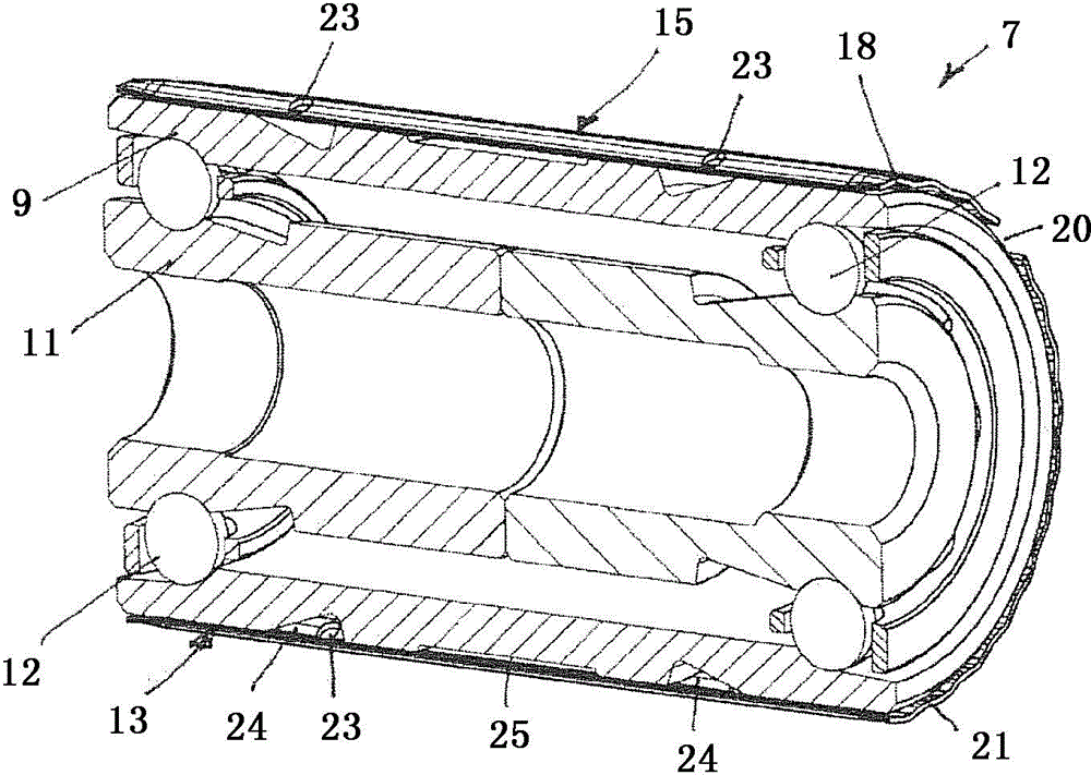 Rolling bearing device having a hydraulic damping device