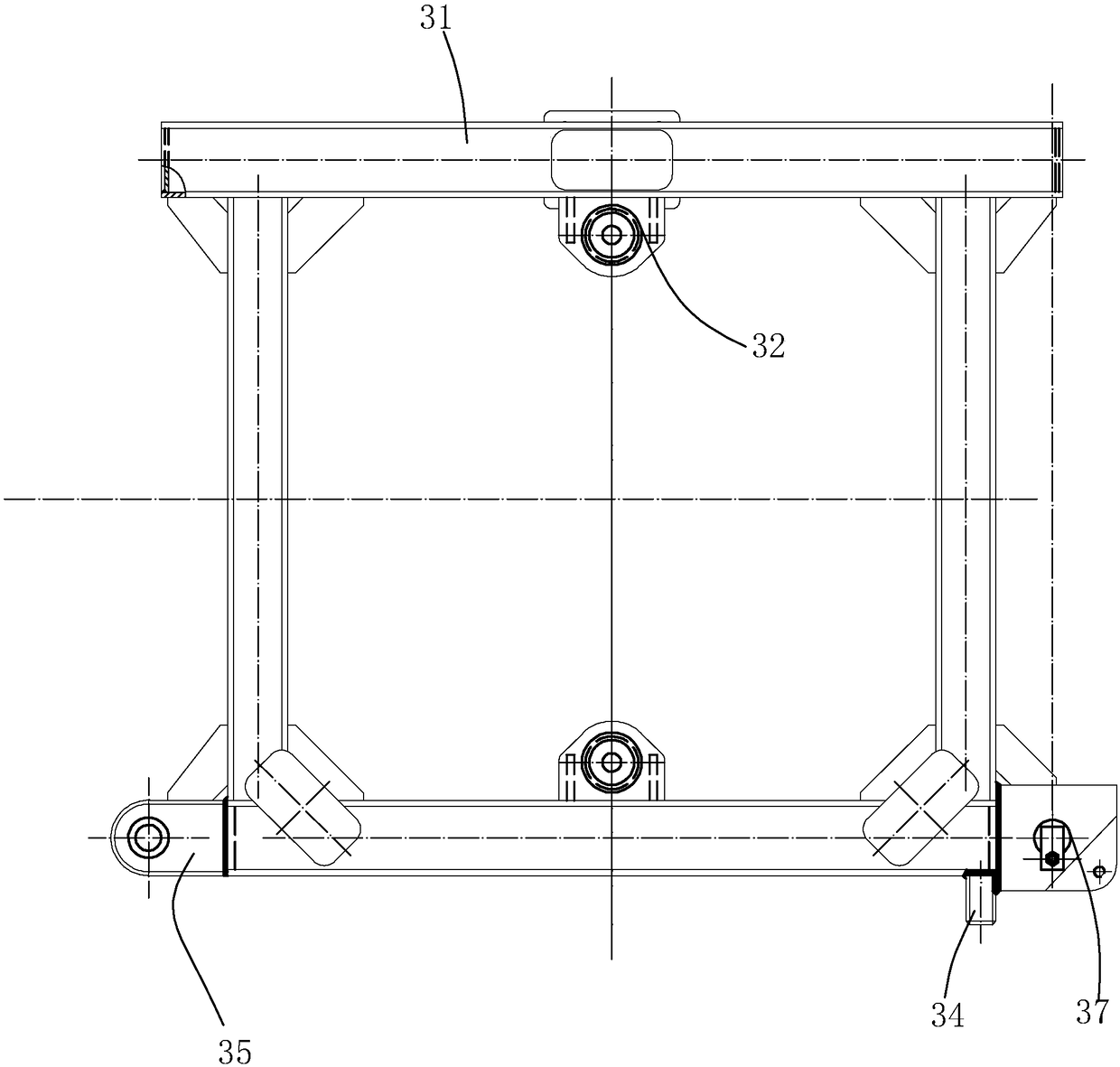 Intelligent ring sand box conveyor line