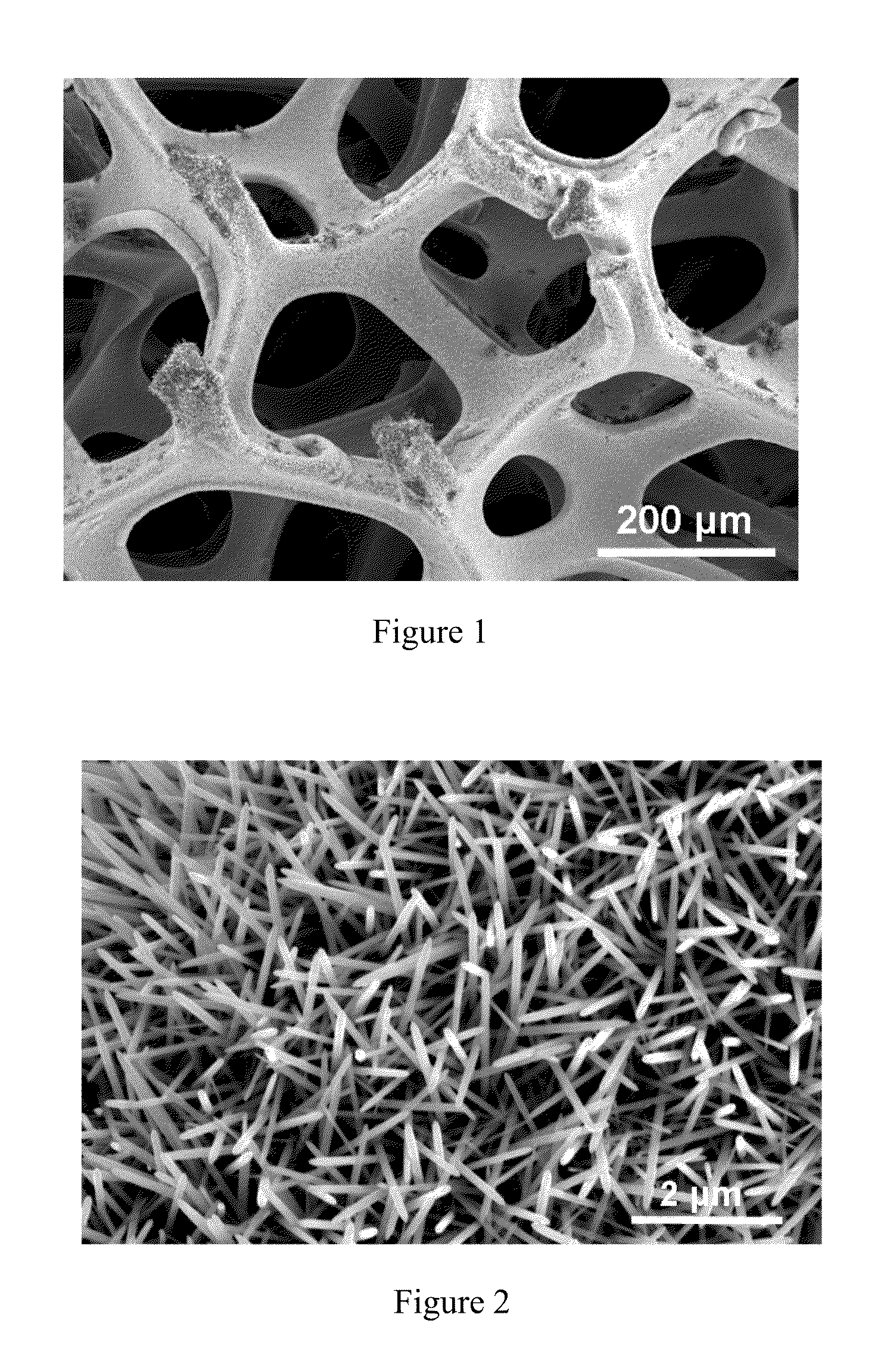 Composite of porous substrate and one-dimensional nanomaterial and method for preparing the same, surface-modified composite and method for preparing the same