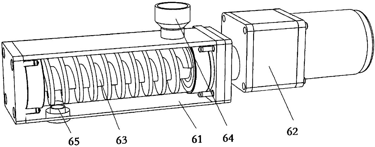 Laser inner hole cladding equipment and gravity powder feeder