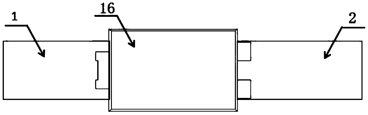 Photovoltaic bypass diode in field of thin-film solar energy, and production process and installation method of photovoltaic bypass diode