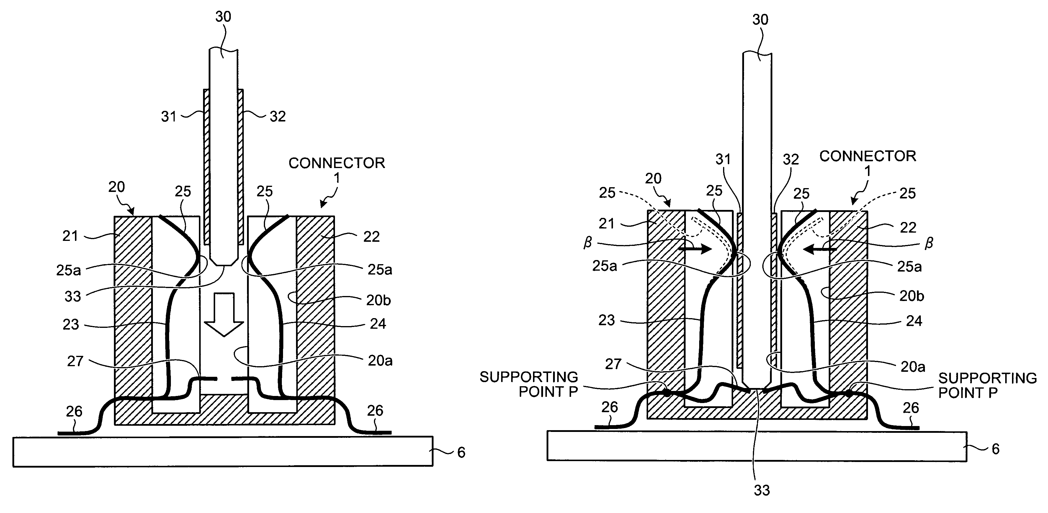 Zero insertion force card edge connector