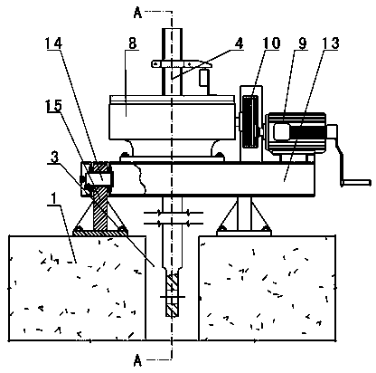 Screw type open-close system for radial gate