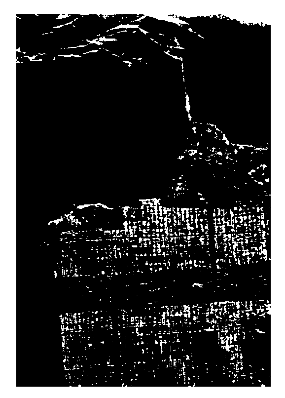 Polarization SAR image segmentation method based on characteristic value measurement spectral clustering