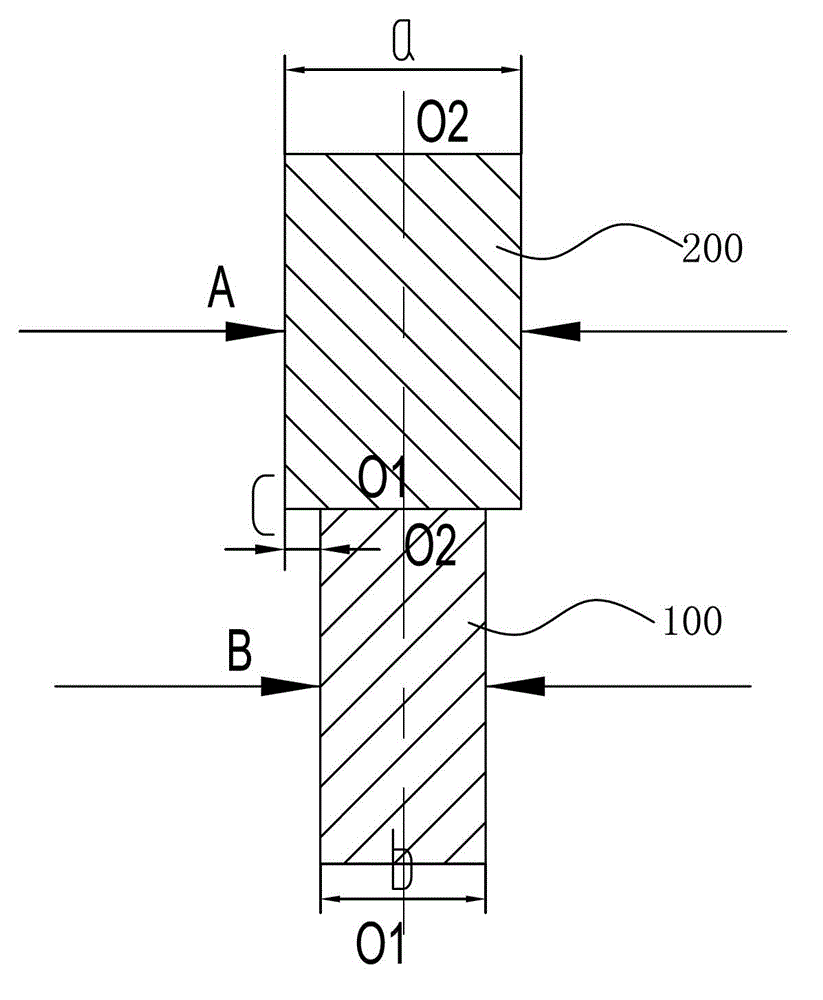 Couple-part symmetry-degree zero-error positioning device