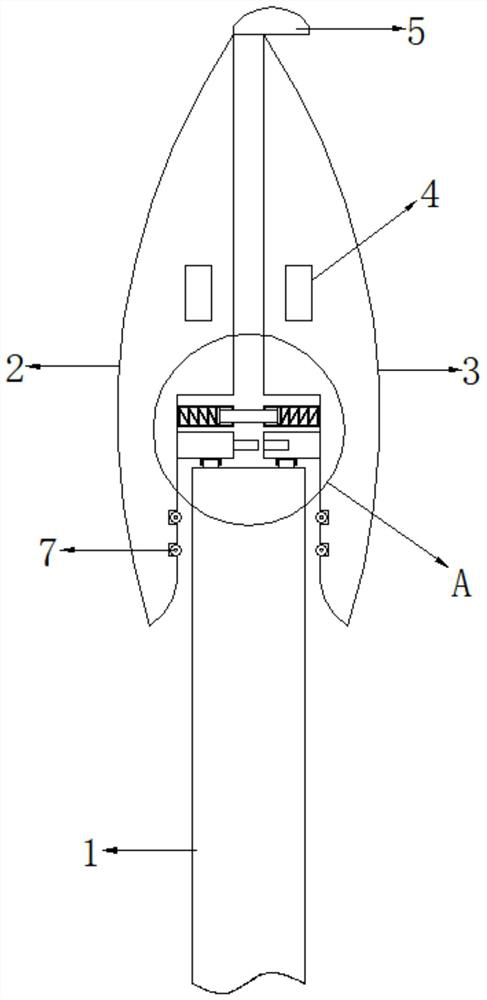 Fence anti-climbing device based on campus safety protection