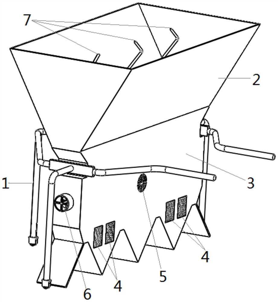 Grain drying device and drying method thereof