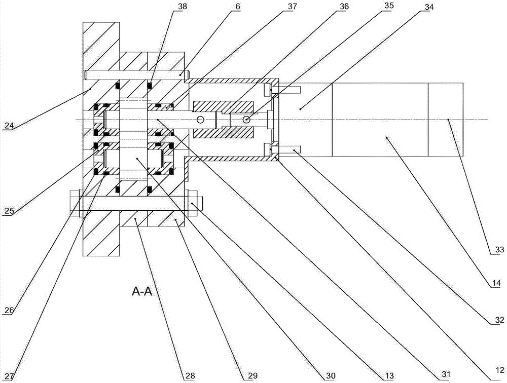 Low-pressure gear pump and underwater vehicle power propelling device