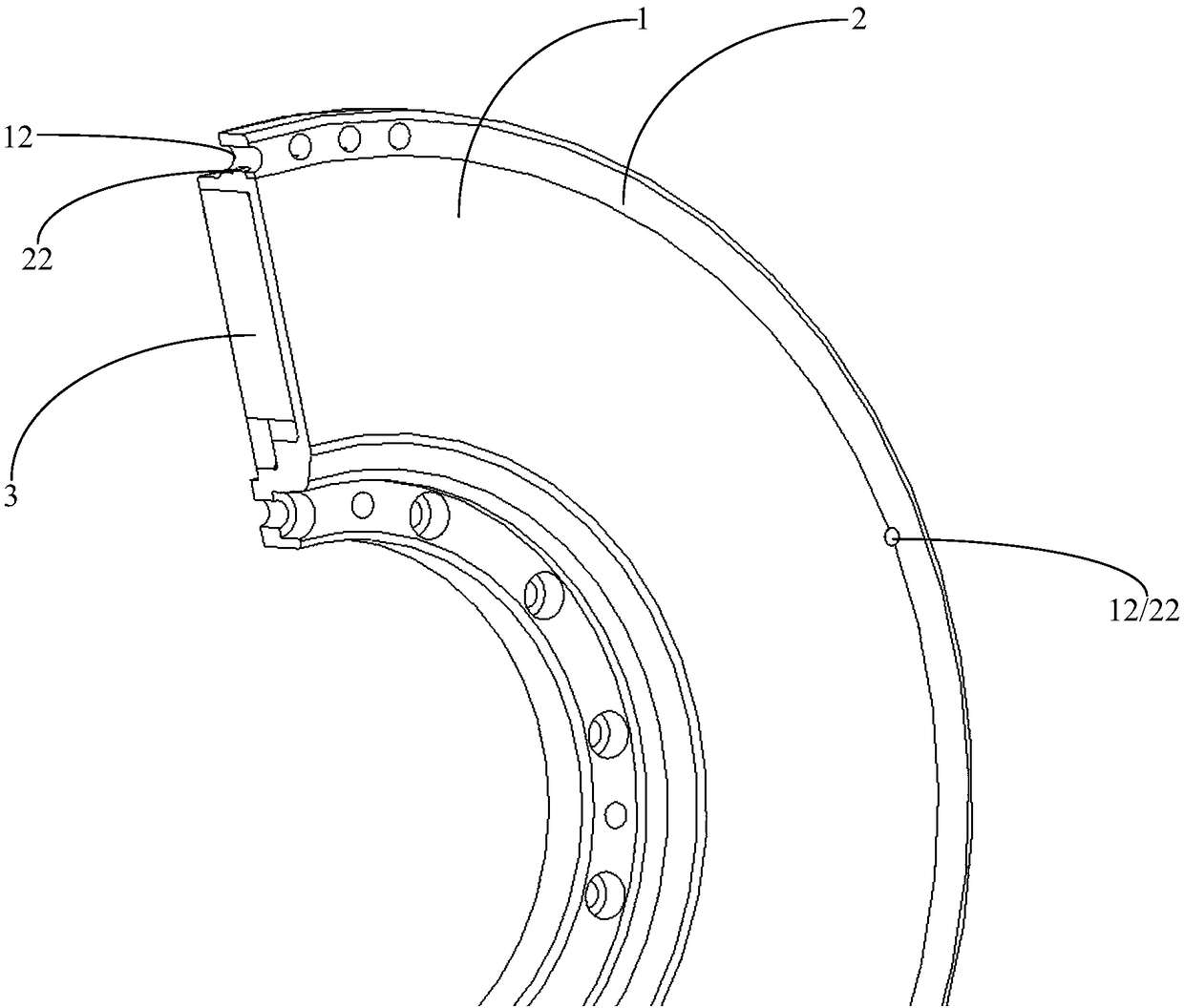 Rotor assembly for disc motor and disc motor