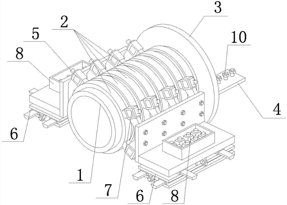 Power supply device for anchor rod production line