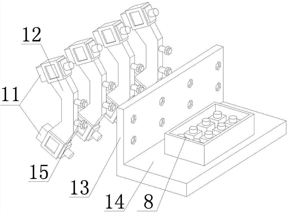 Power supply device for anchor rod production line