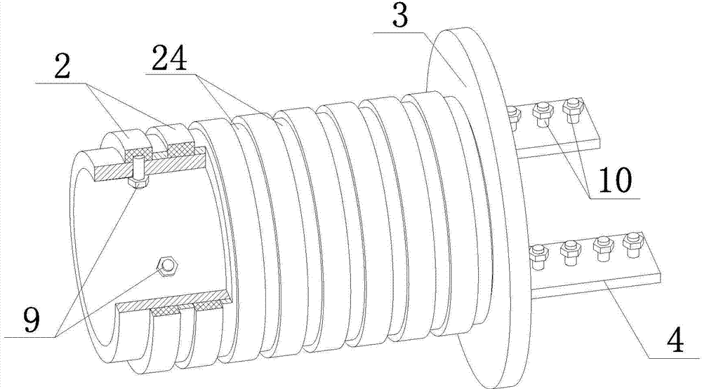 Power supply device for anchor rod production line