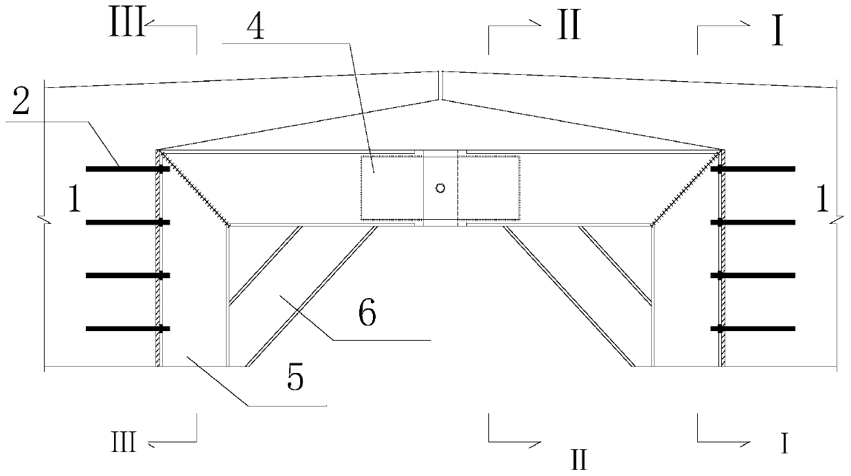 Non-contact connection reinforcing device for parallel single-column pier bridge