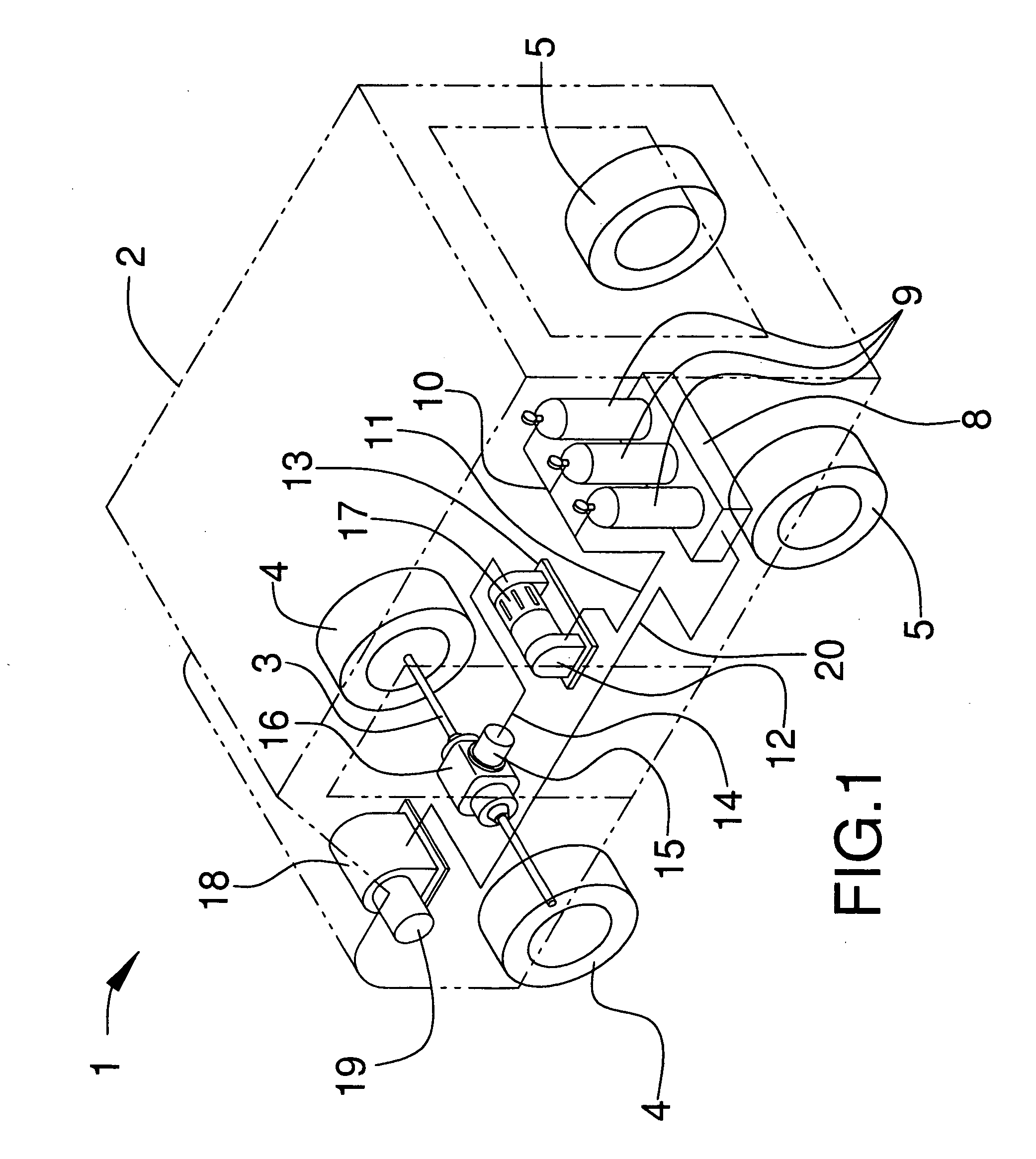 Compressed air powered vehicle