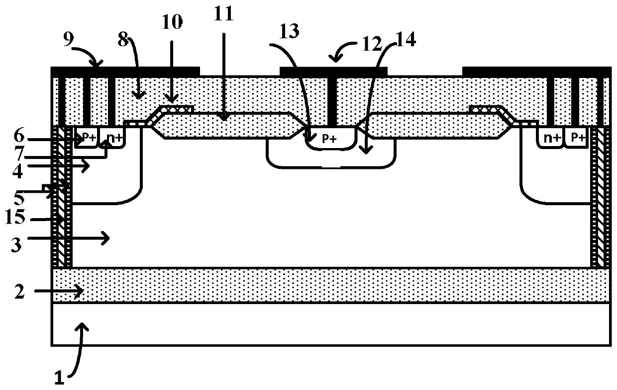 A kind of thick-film SOI-LIGBT device and its anti-latch-up improving method