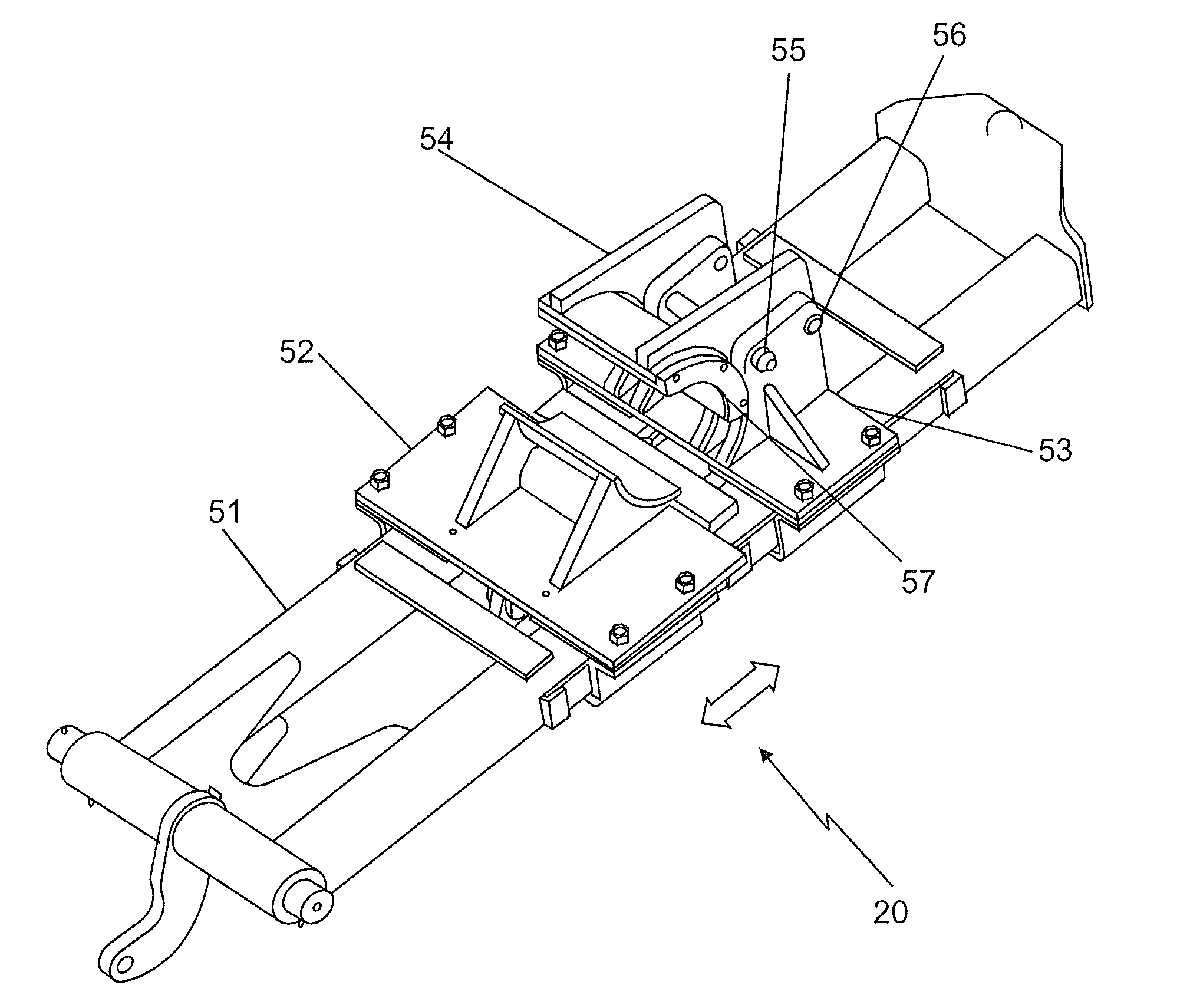 Rotary blasthole drilling rig flexible jaw pipe positioner