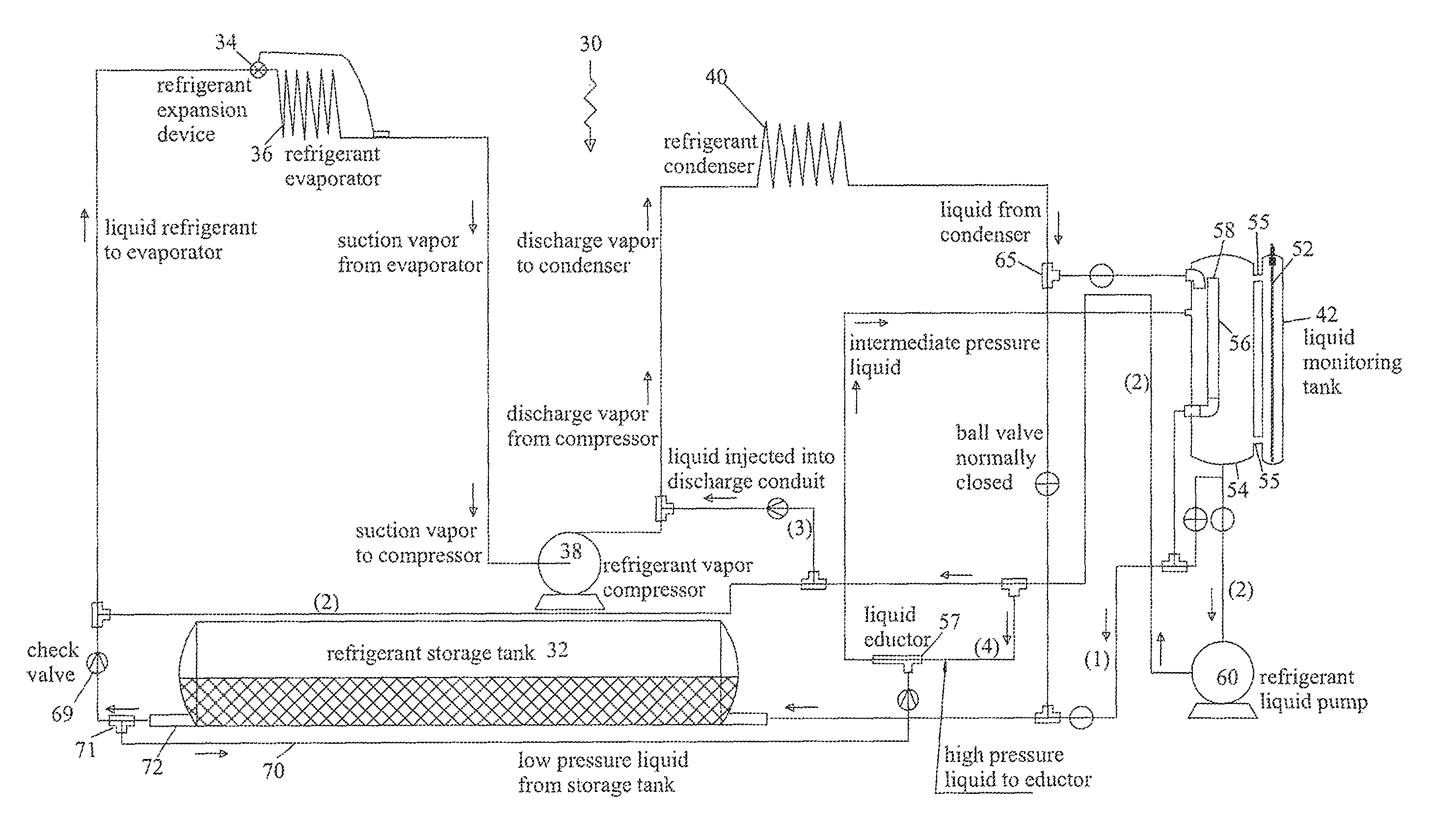 Apparatus for improving refrigeration capacity