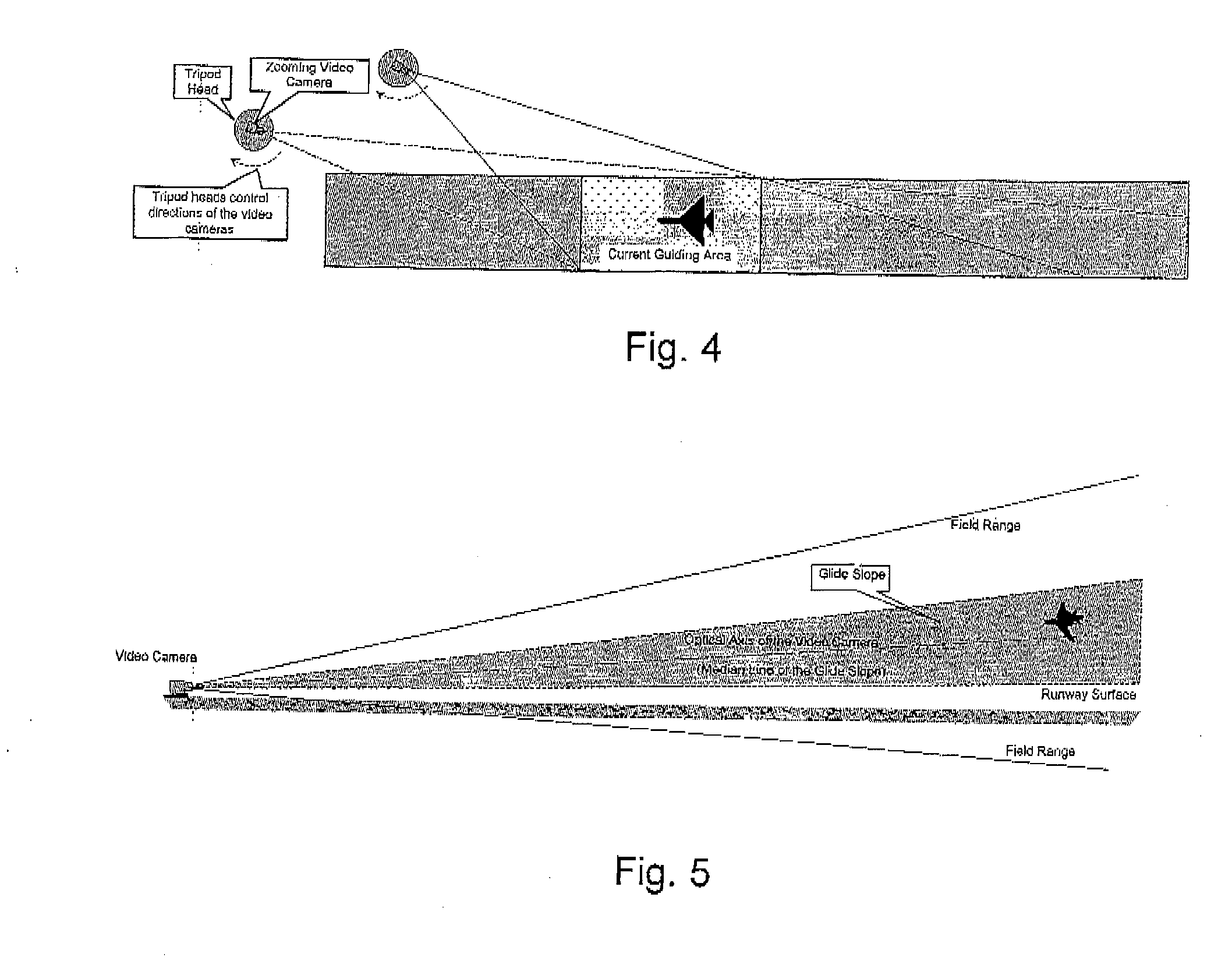 Ground-based videometrics guiding method for aircraft landing or unmanned aerial vehicles recovery