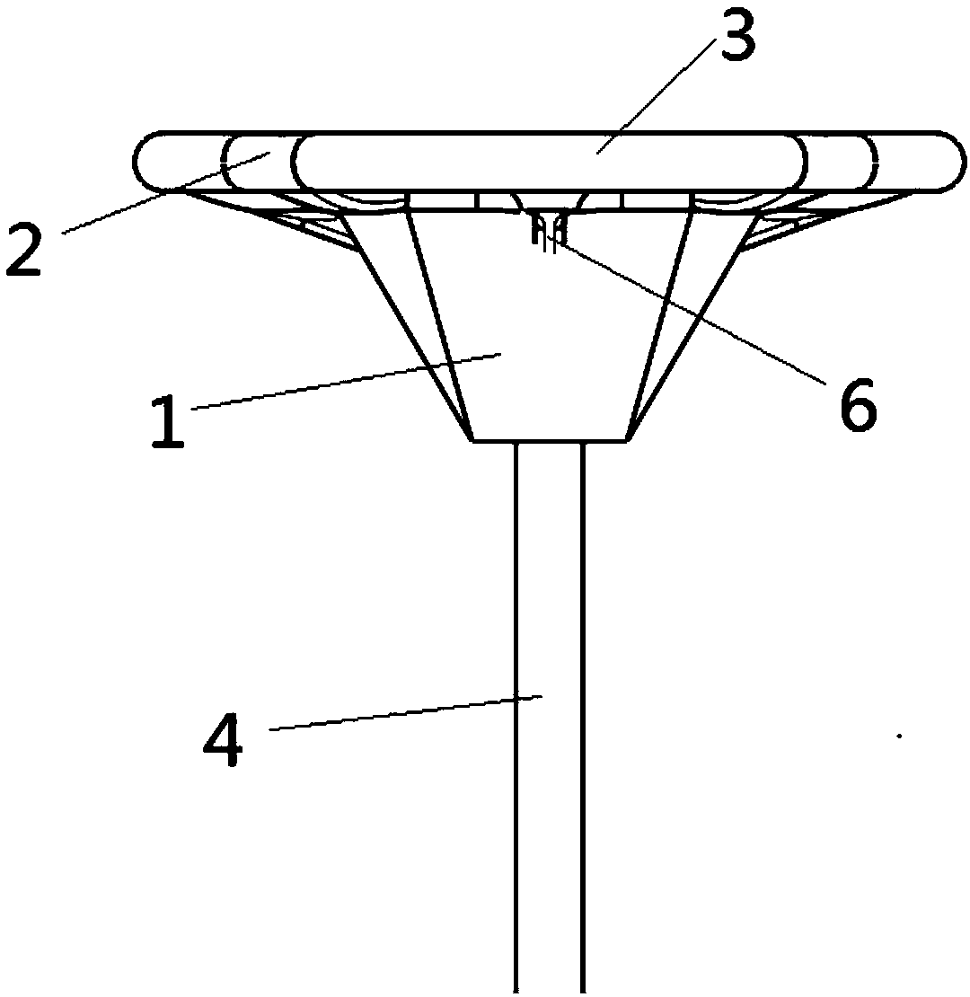 Concealable type steering wheel