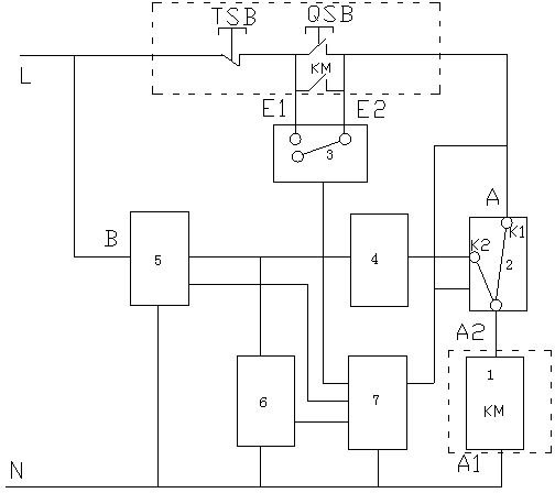 AC contactor and control method in low-voltage AC control loop