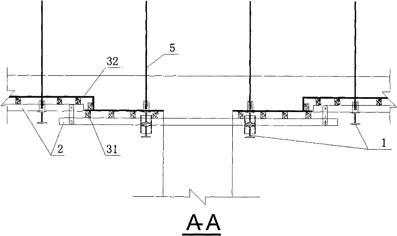 Top-down decreasing-formwork formwork system and construction method