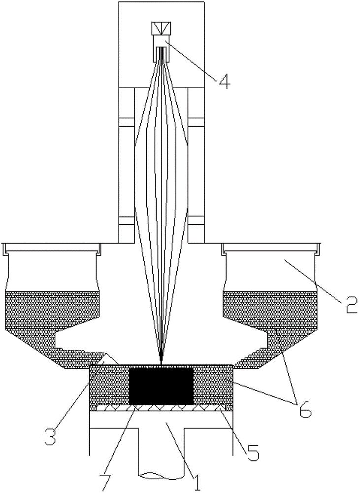 Electron beam selective melting forming method for weld-less metal honeycomb components