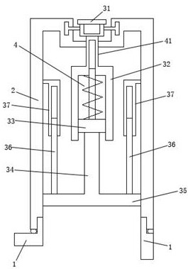 Telescopic floating type medical care negative pressure drainage device