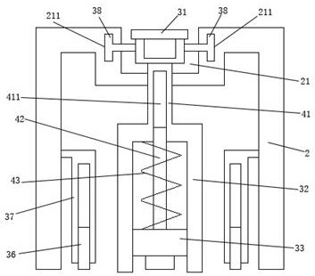 Telescopic floating type medical care negative pressure drainage device