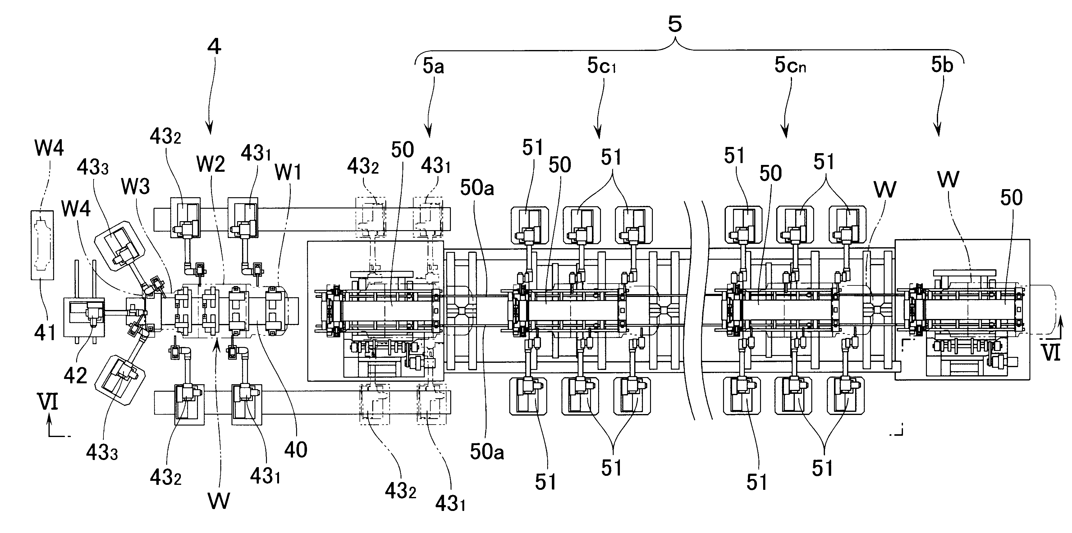 Method of manufacturing multiple kinds of products in arbitrarily selected order in one manufacturing line