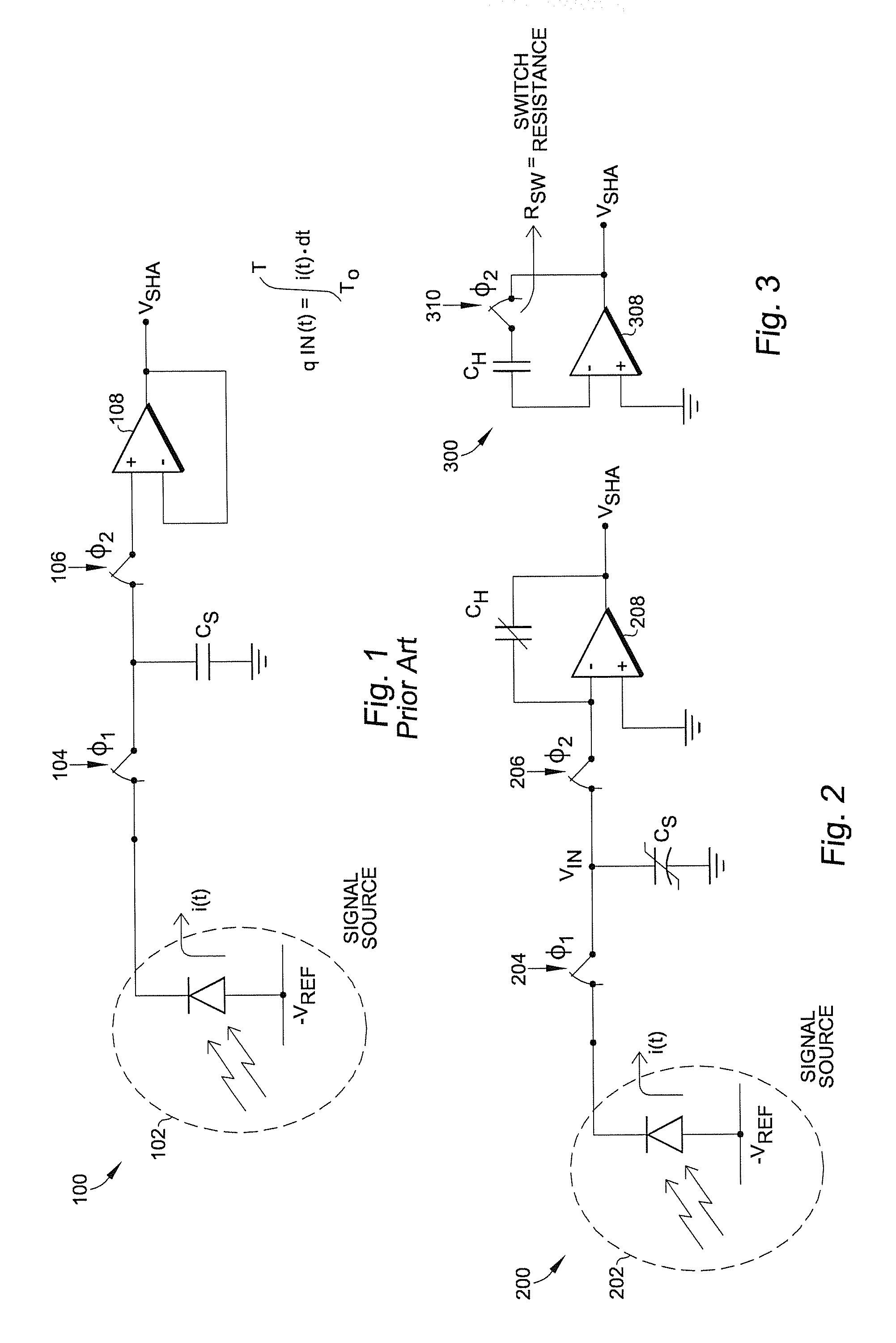 Low-noise low-distortion signal acquisition circuit and method with reduced area utilization