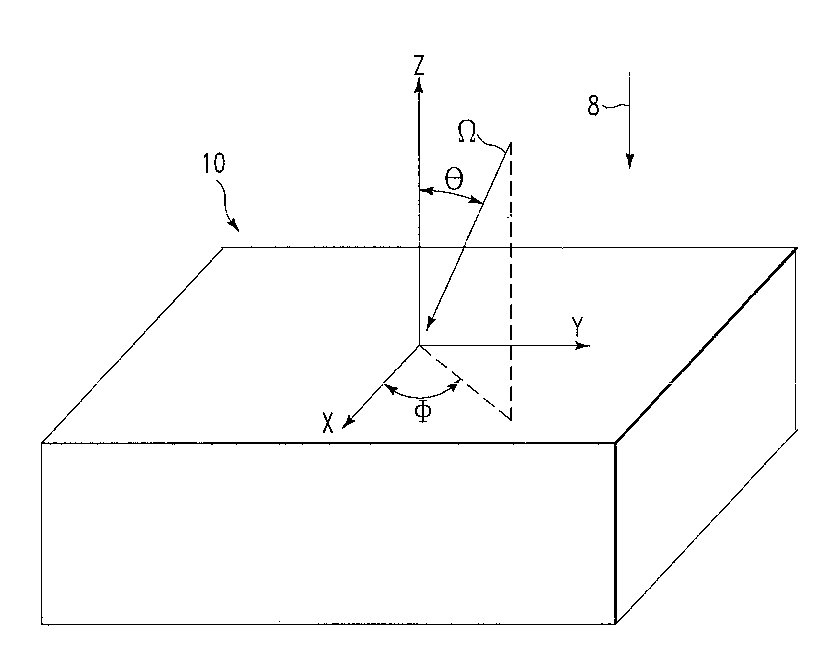 Radiation mask with spatially variable transmissivity