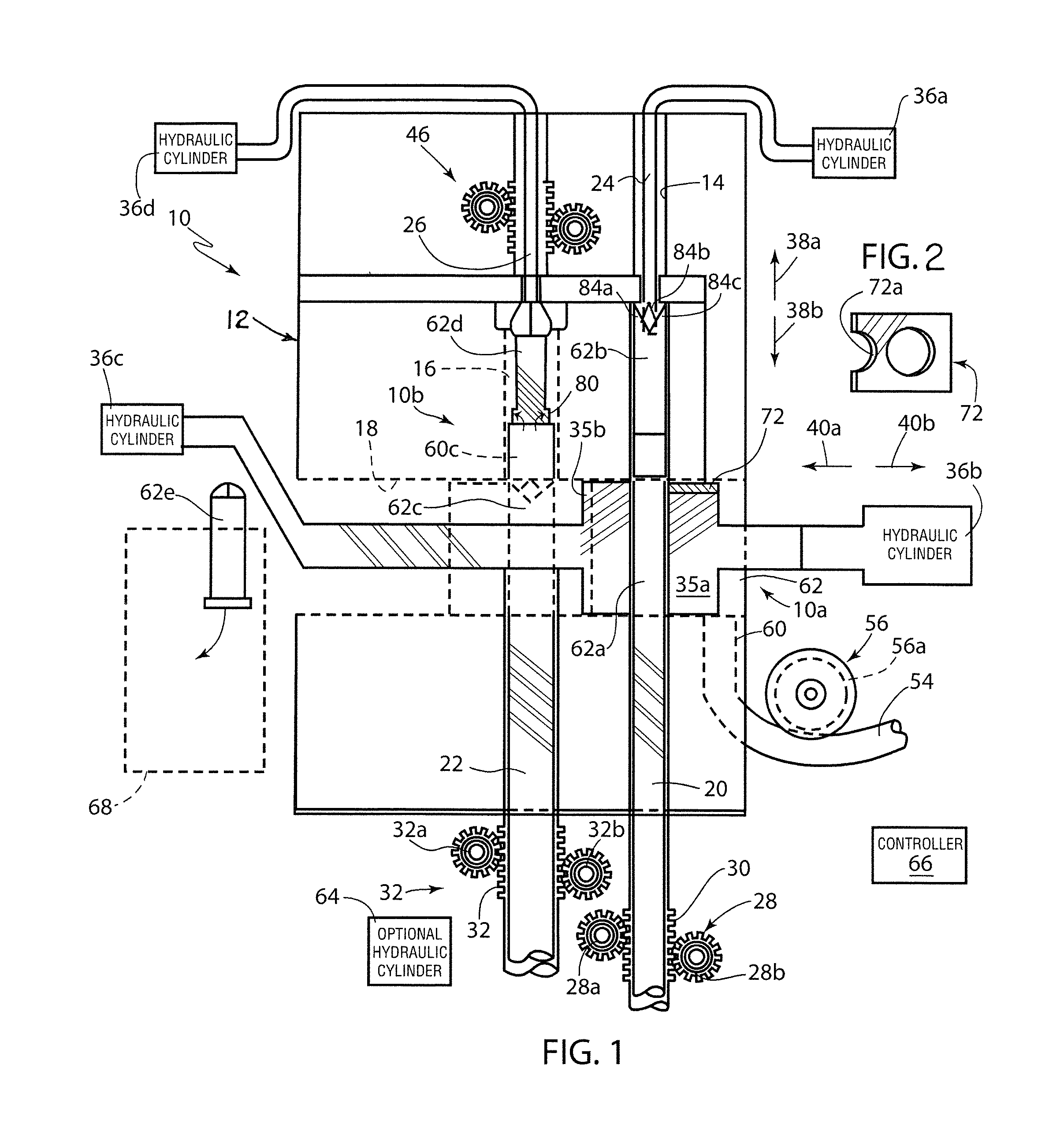 Unitary connector pin formed by two-stage cold heading die