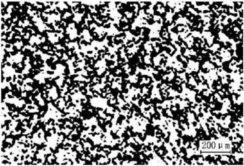 A medical implant porous titanium alloy and preparation method thereof