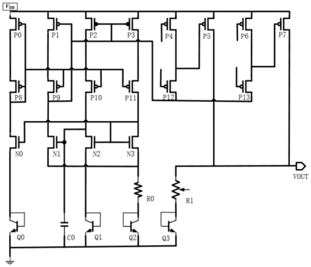 Band-gap reference circuit with high power supply rejection ratio