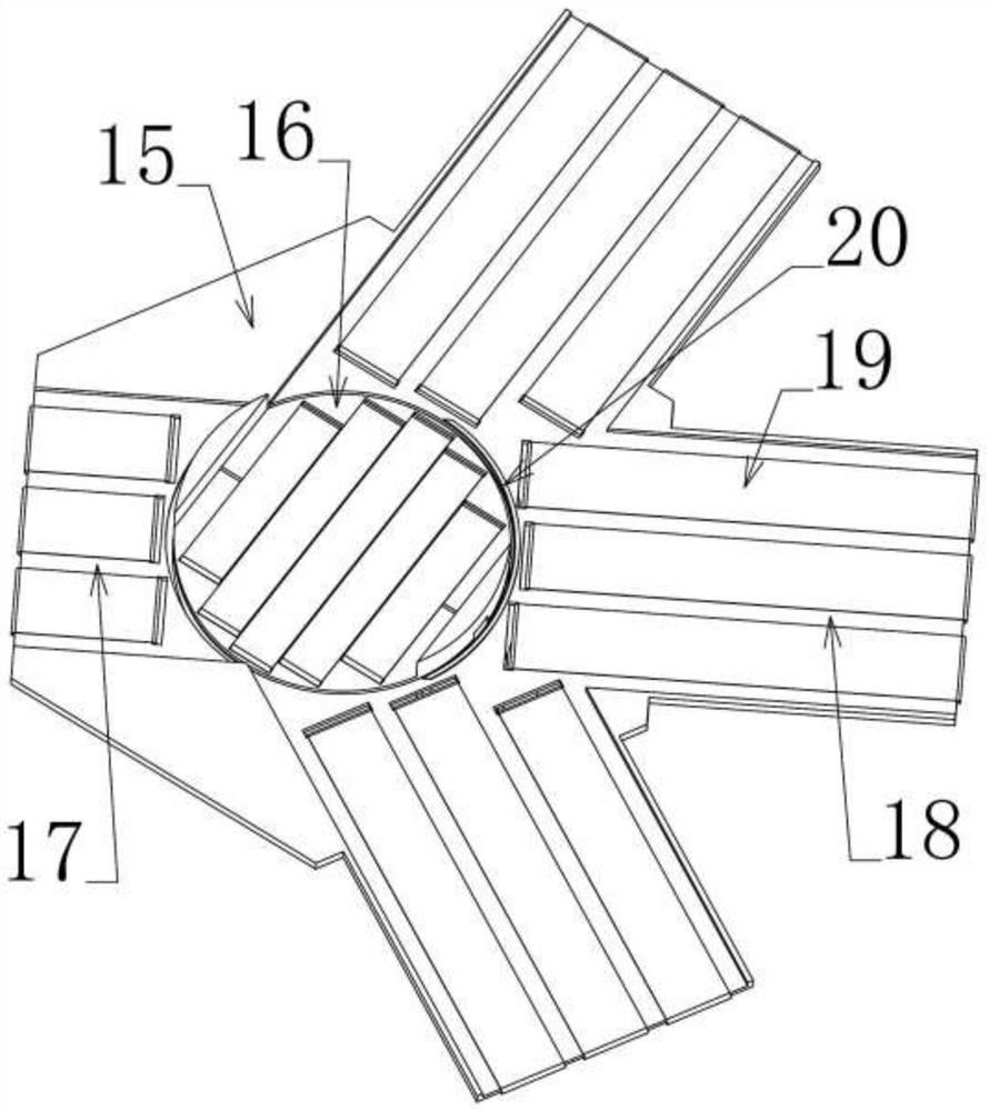 Automatic sorting device for articles in logistics supply chain