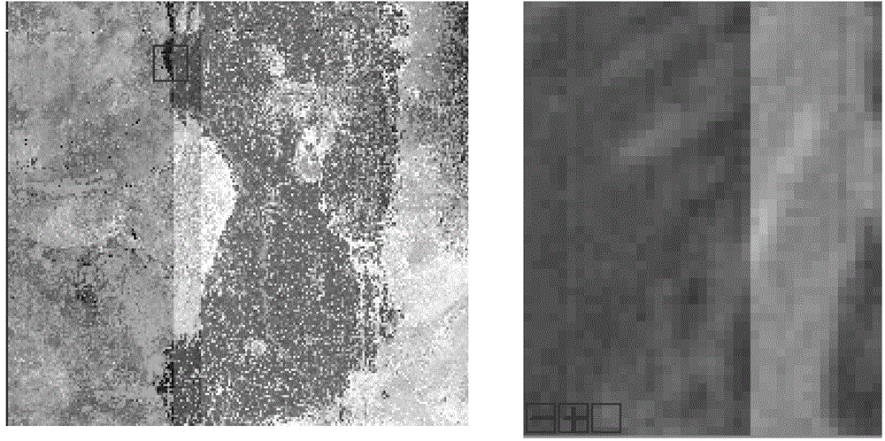 CDD image aberration elimination method based on nearest statistics