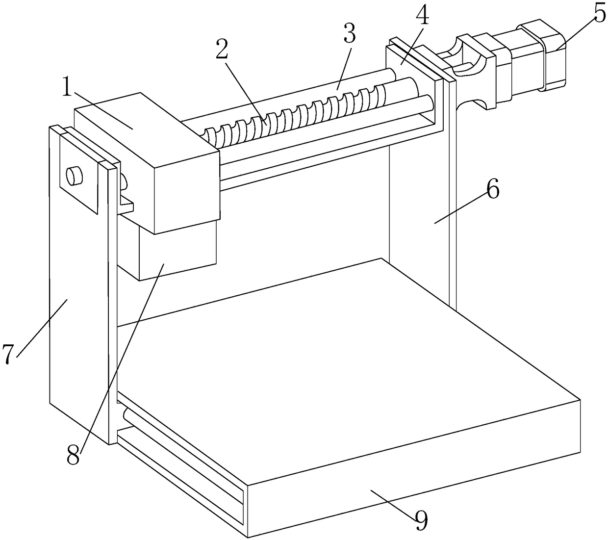 A clamping device for a thin part of a watch