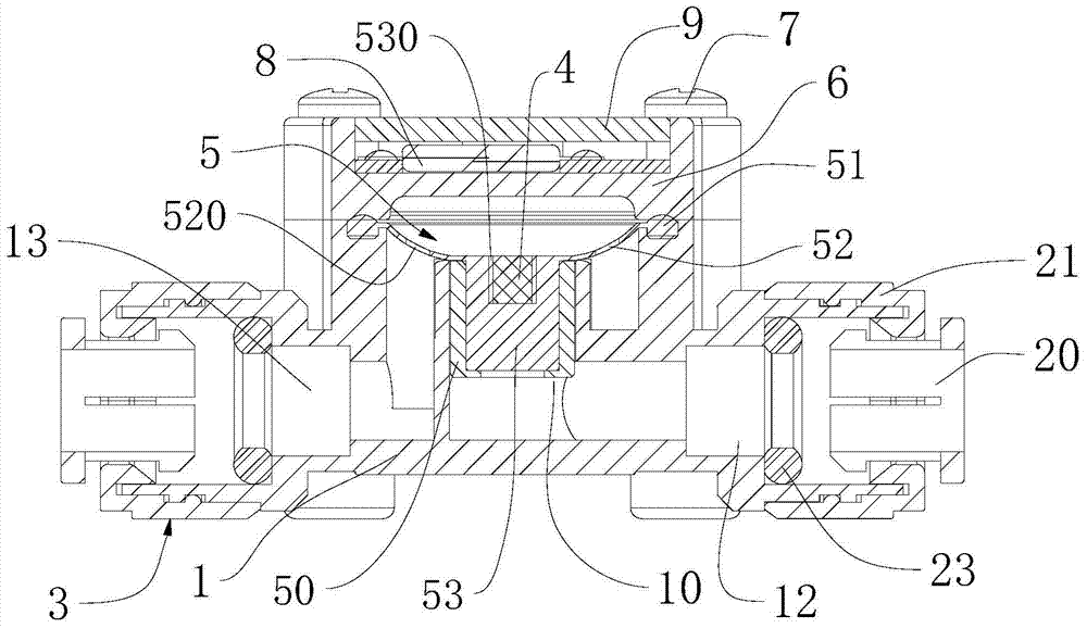 Water flow inductive switch