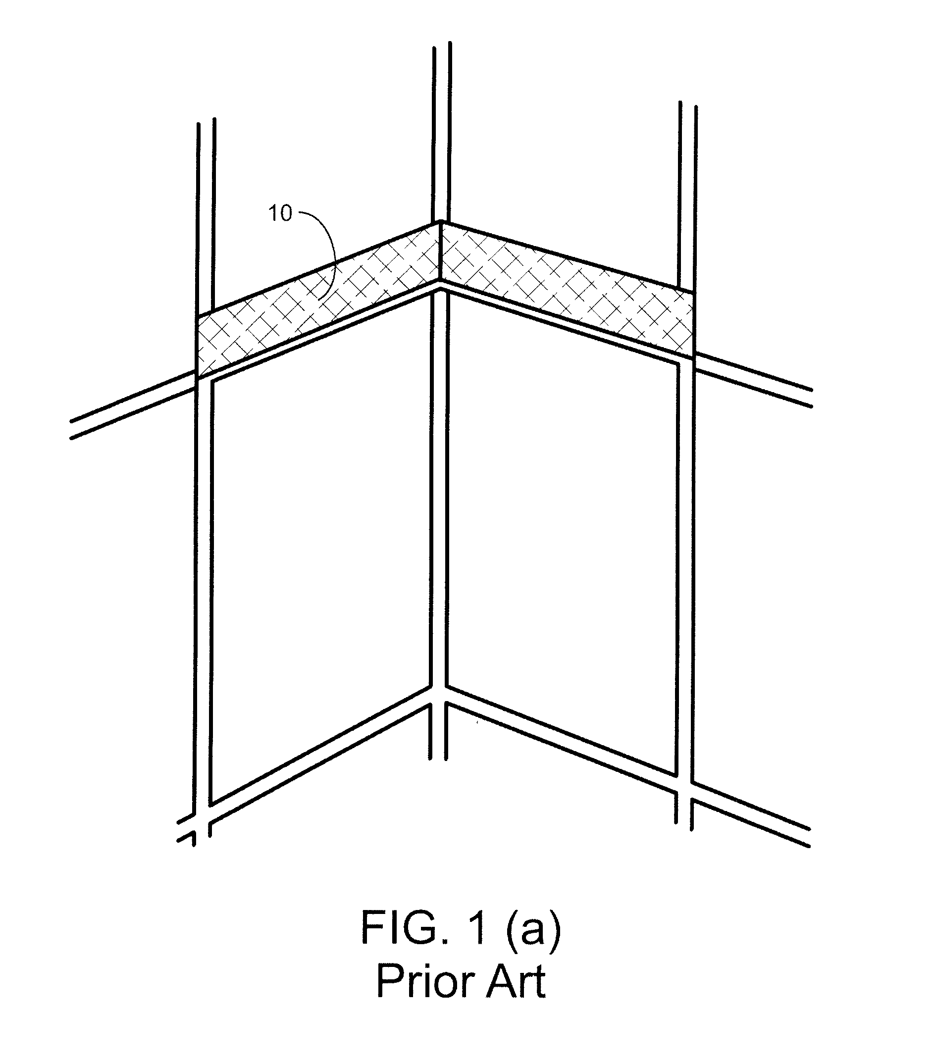 Retrofit shower corner shelf assembly