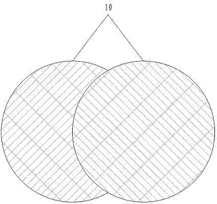 Dividing type agricultural material scattering device with high energy liquid detonation and scattering method