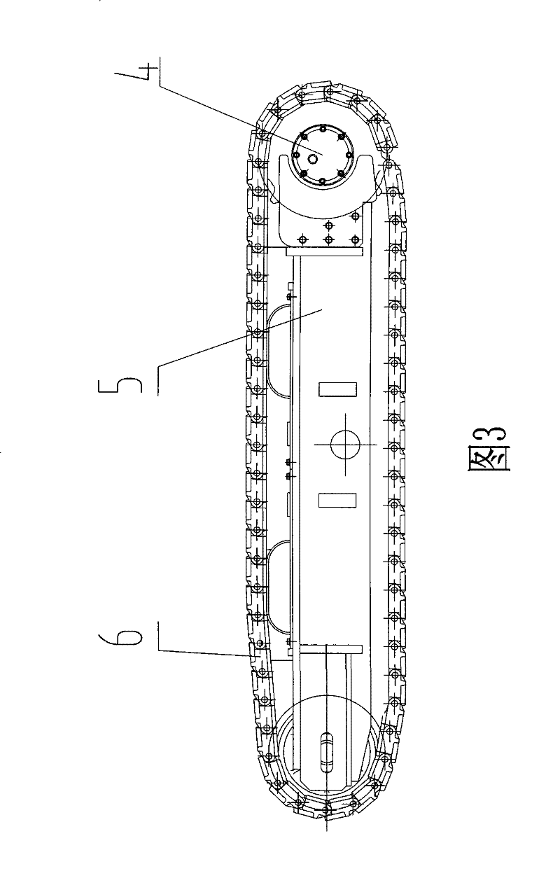 Auxiliary top traveling mechanism of tunneling machine