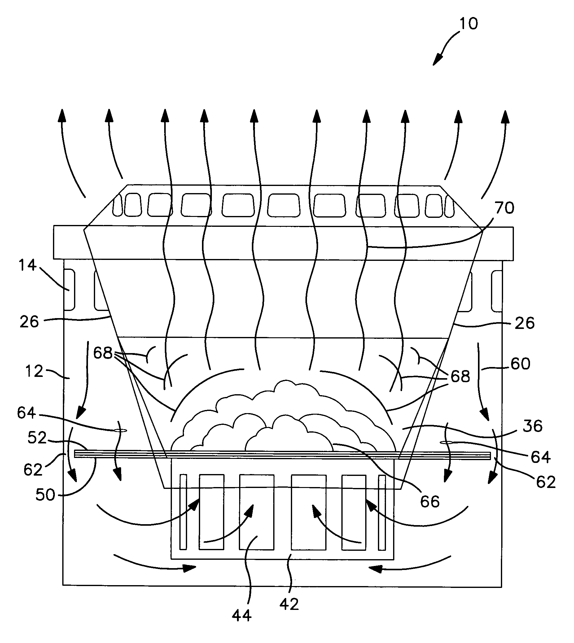 High efficiency combustion stove