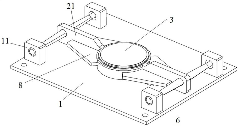 Steel damping support with space universality