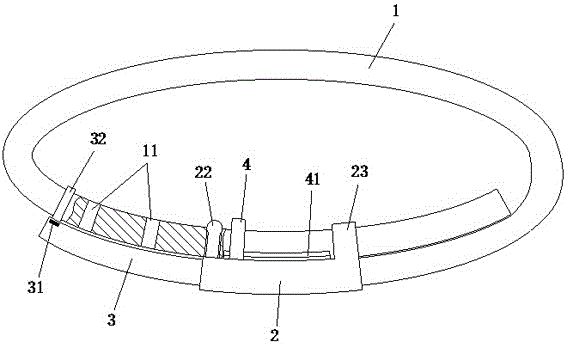 Plate buckle belt