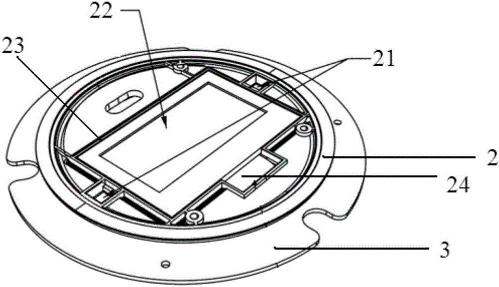 Display device of indoor air environment monitoring equipment and indicating method