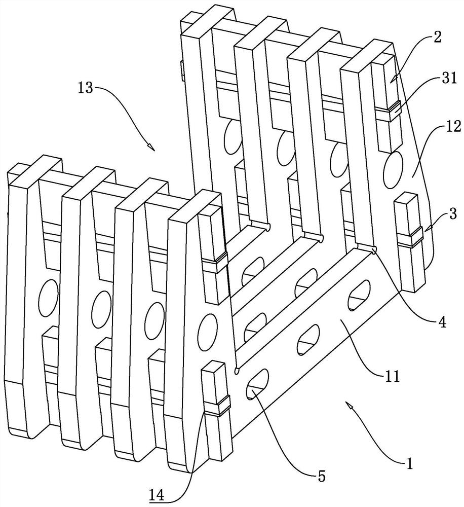 Assembly type cushion for heat treatment of ring workpieces