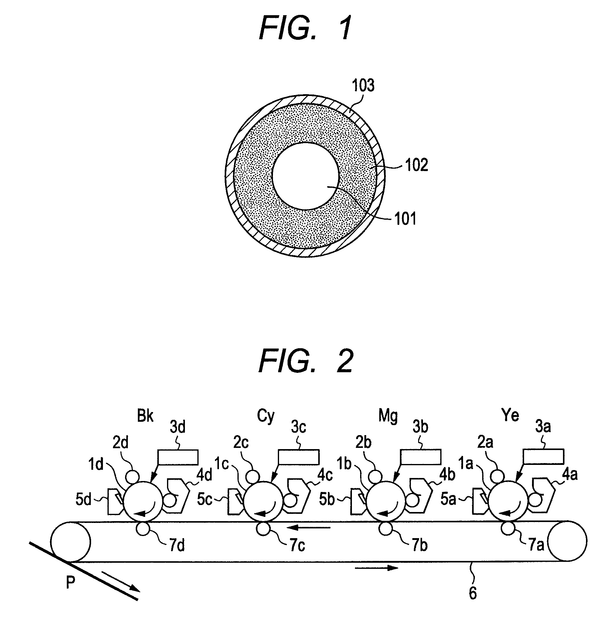 Charging member and process for its production