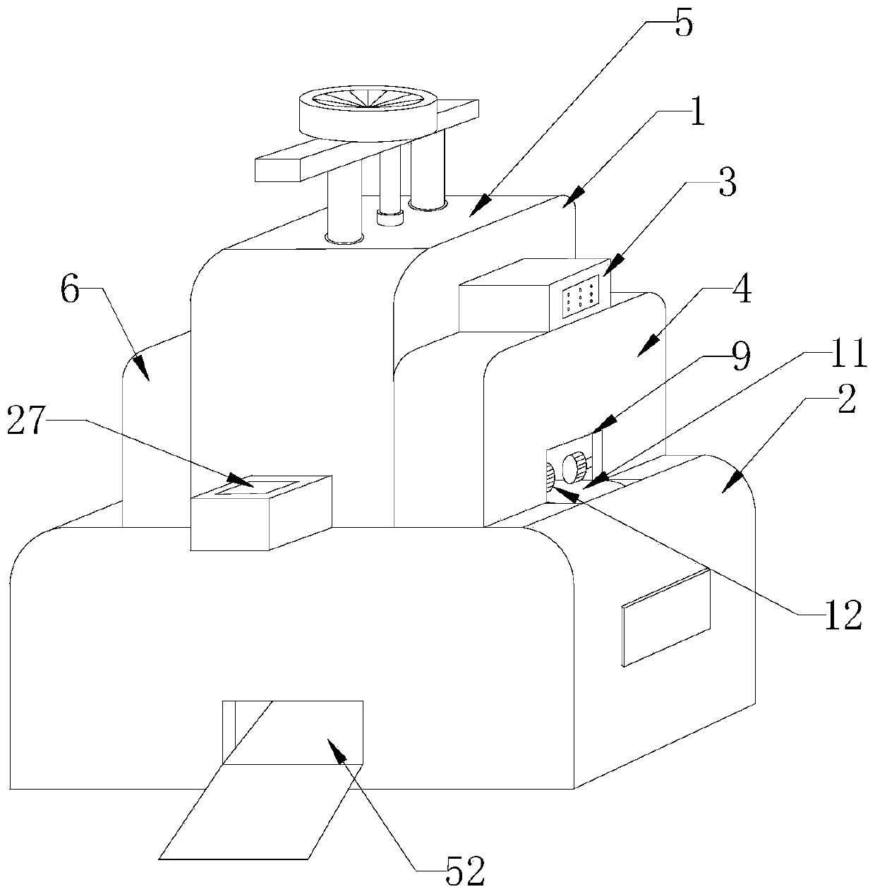 Automatic medicine subpackaging and packaging mechanism for medicine department